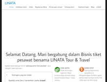 Tablet Screenshot of linata-travel.com
